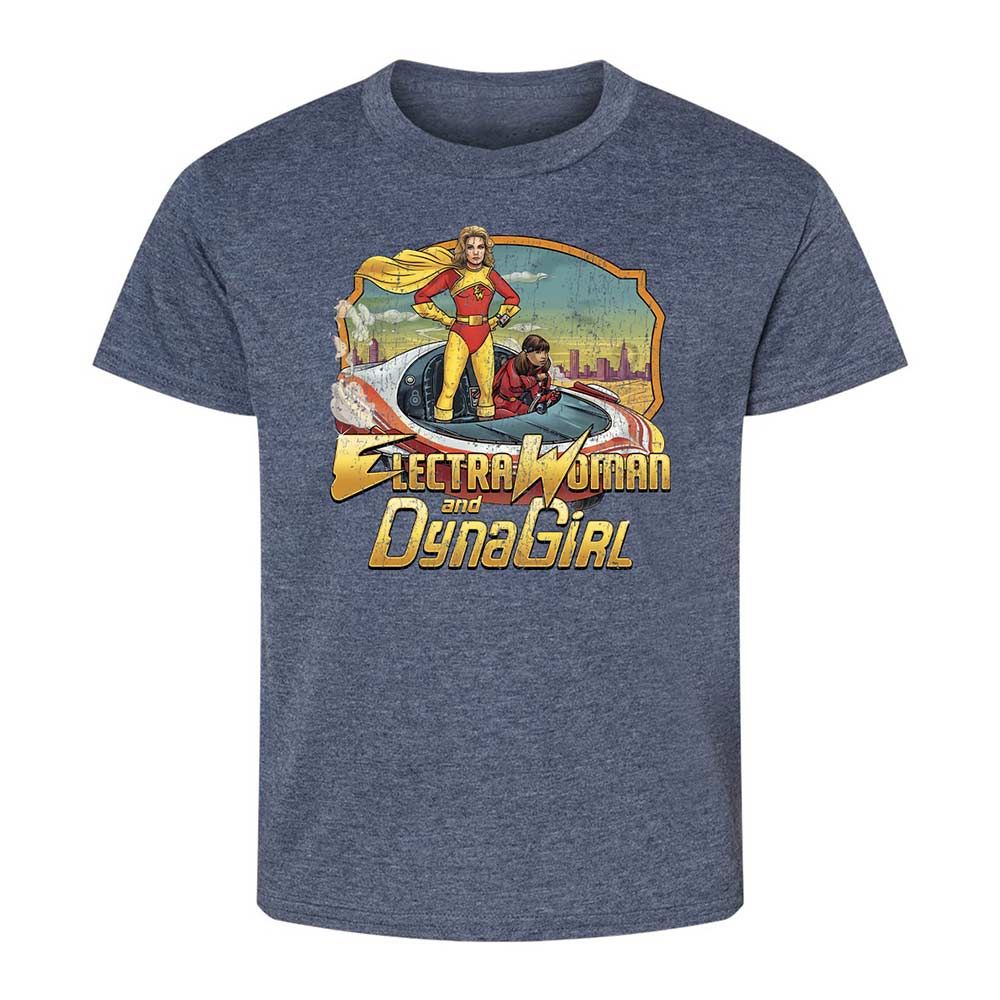 Kids T-Shirt - ADVFLRJN - Heather Navy - 9