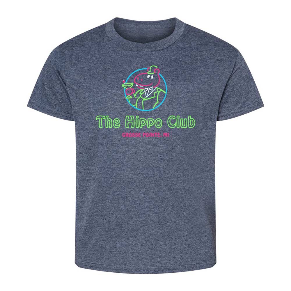 Hippo Club - Heather Navy - 9