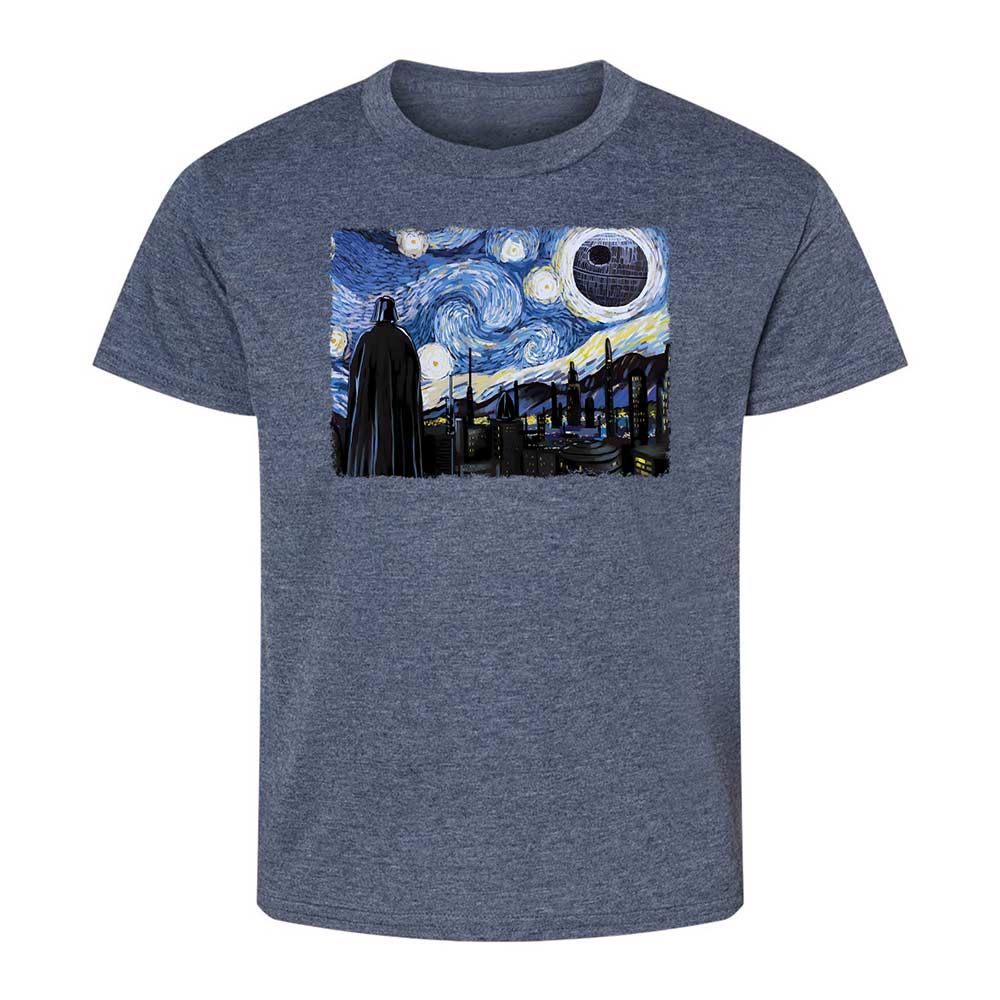 Kids T-Shirt - CZ9KFFG4 - Heather Navy - 9