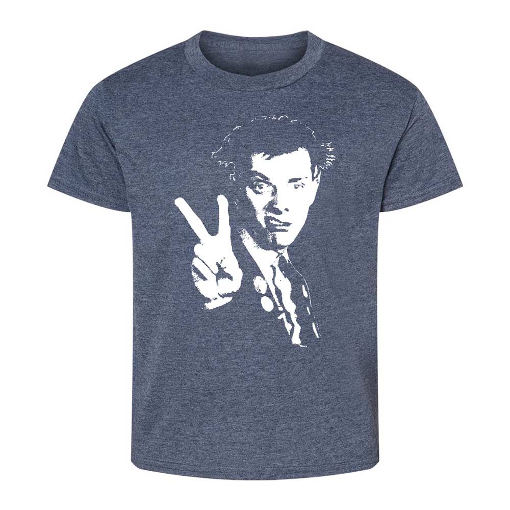 Kids T-Shirt - Black - Heather Navy - 9