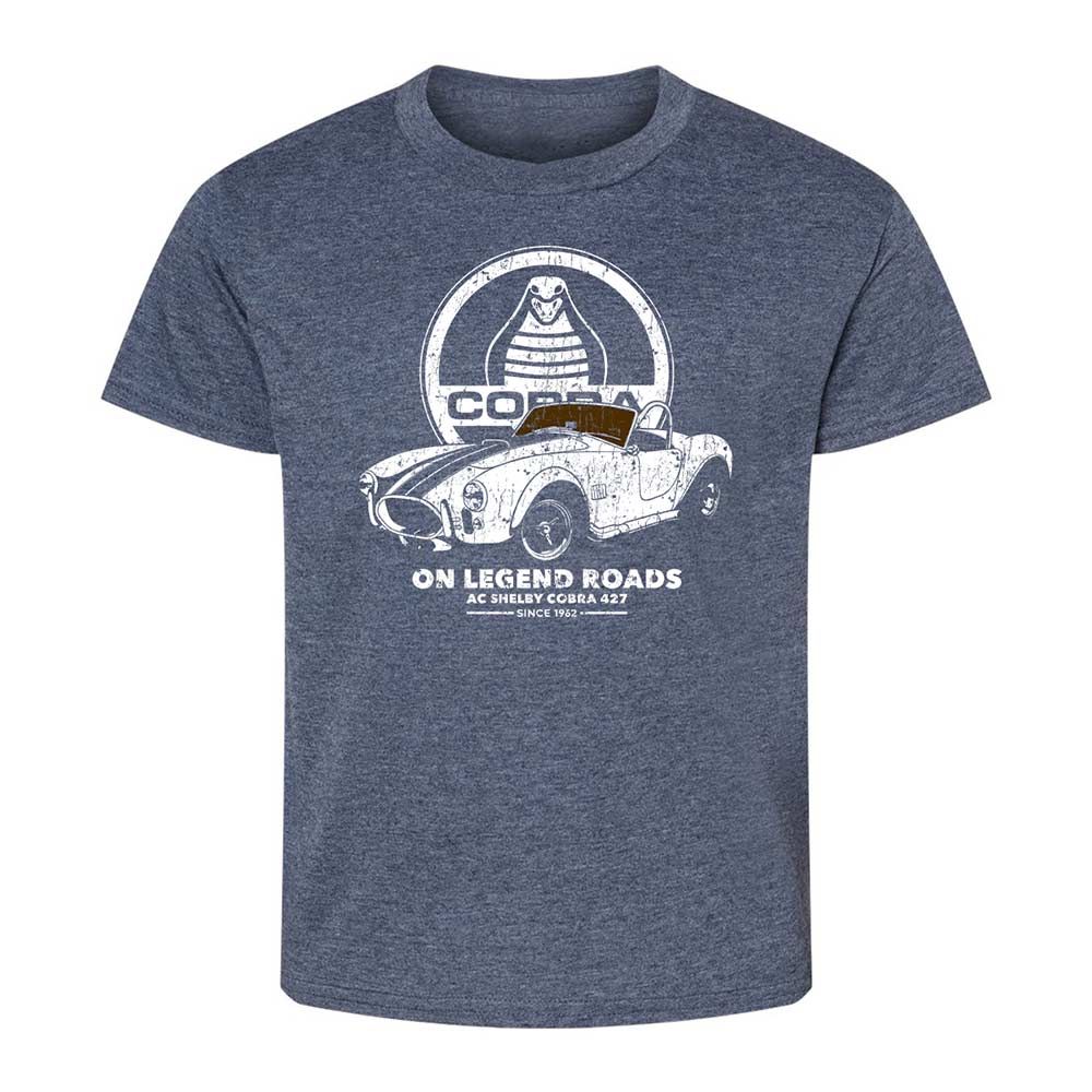 Kids T-Shirt - 9V3ZCR21 - Heather Navy - 9