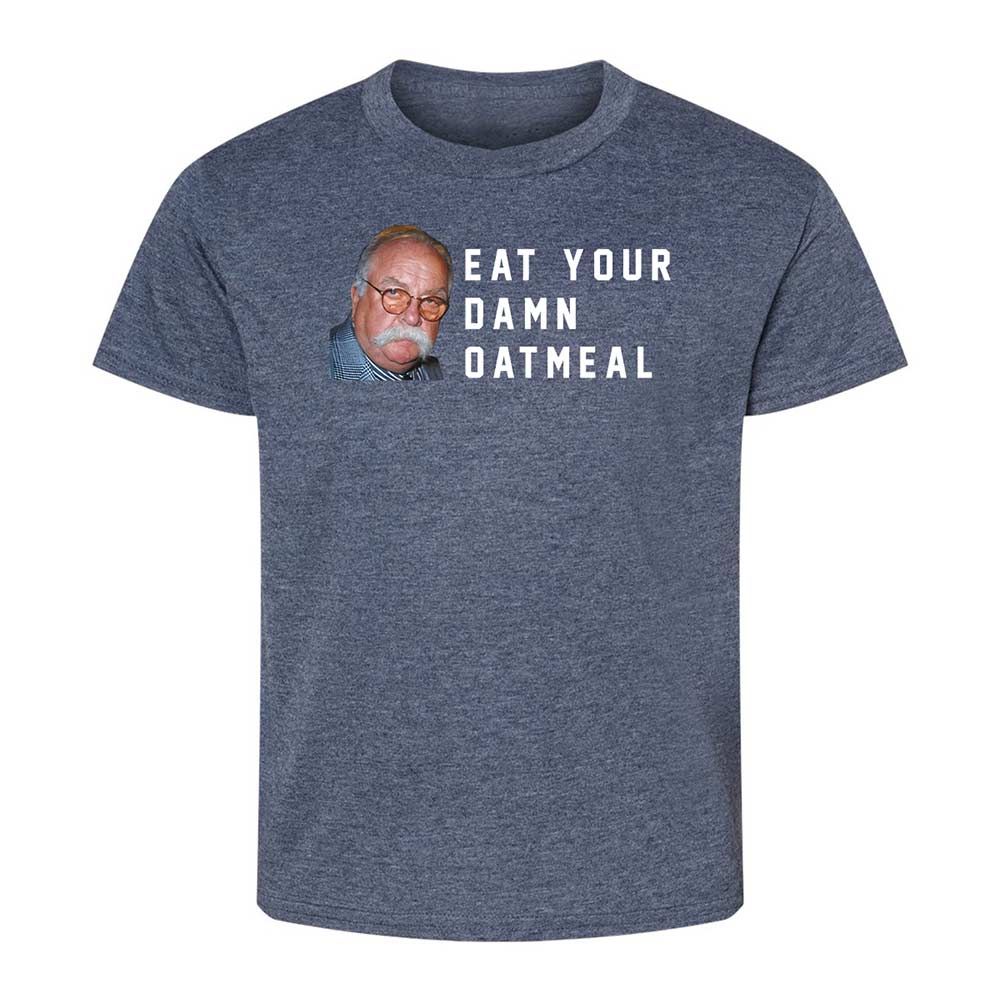 Eat Your Damn Oatmeal - Heather Navy - 9