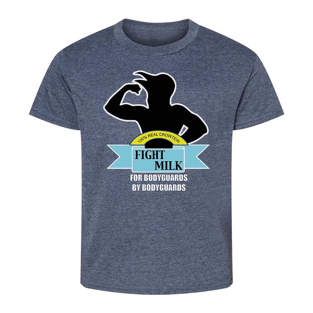 Kids T-Shirt - TE1HMBL6 - Heather Navy - 9