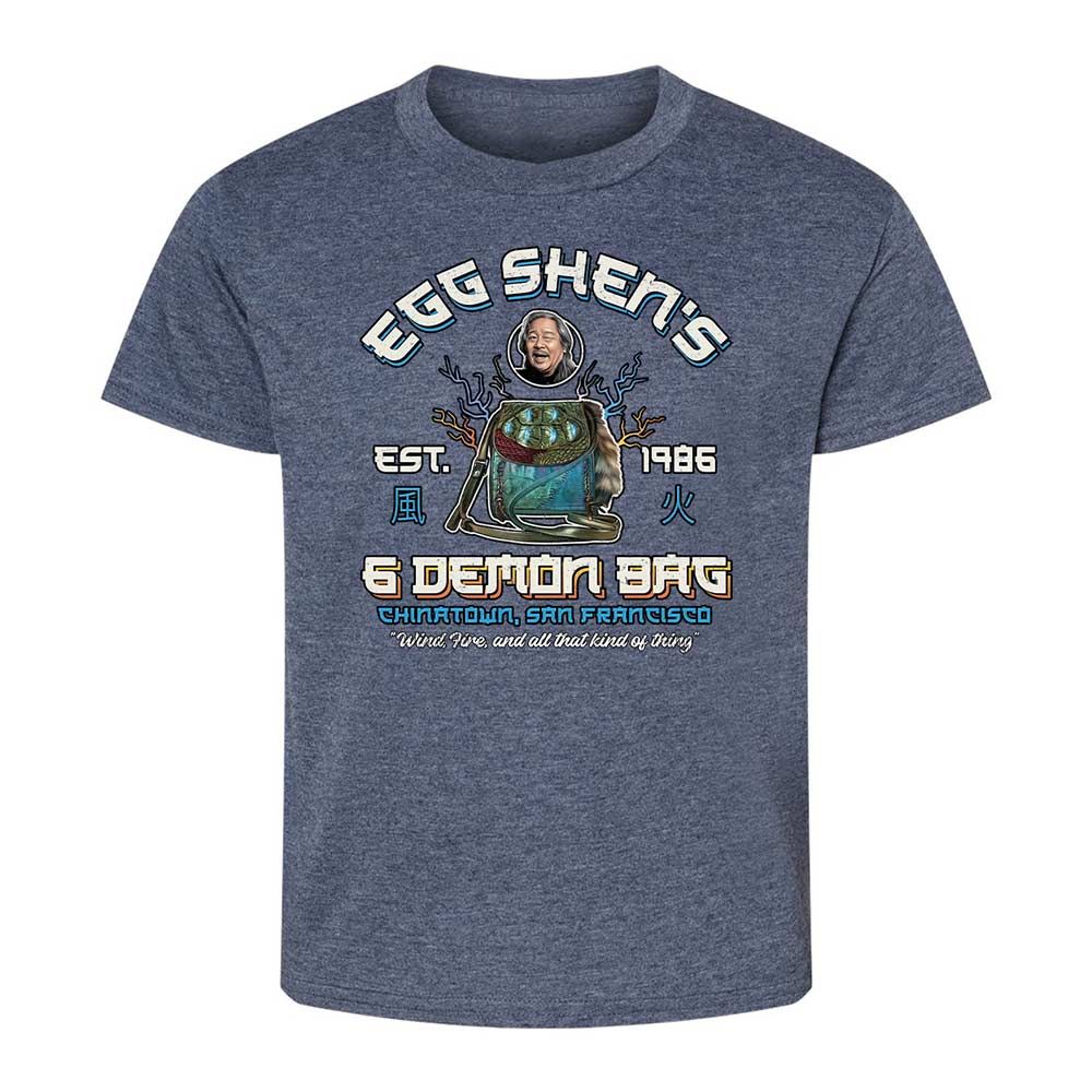 Kids T-Shirt - J8ZBVDPW - Heather Navy - 9