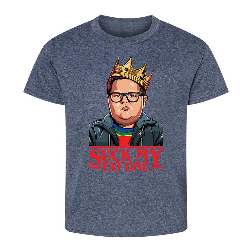 MVP Derek Suck My Fat One - Heather Navy - 9