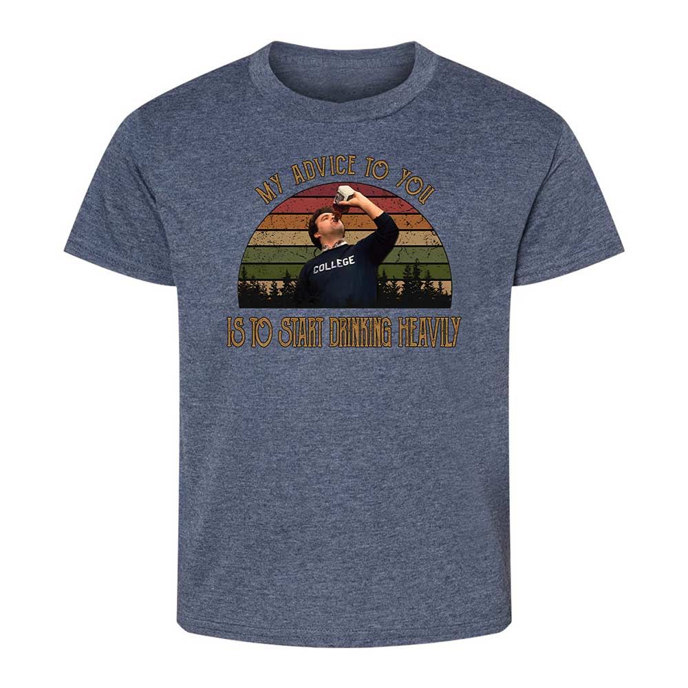 Kids T-Shirt - 9VKZU8ZJ - Heather Navy - 9
