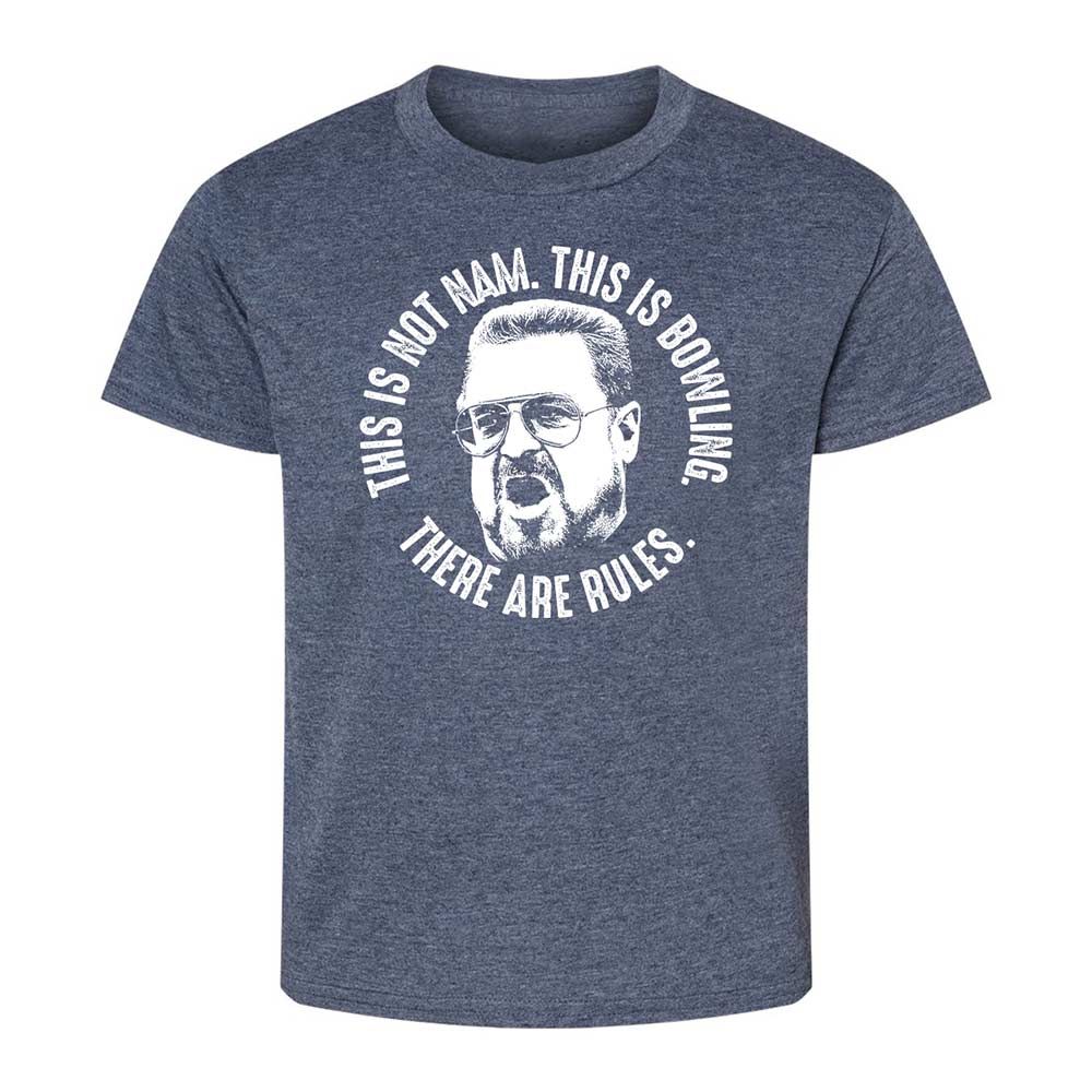 Kids T-Shirt - 1W6TW5VH - Heather Navy - 9