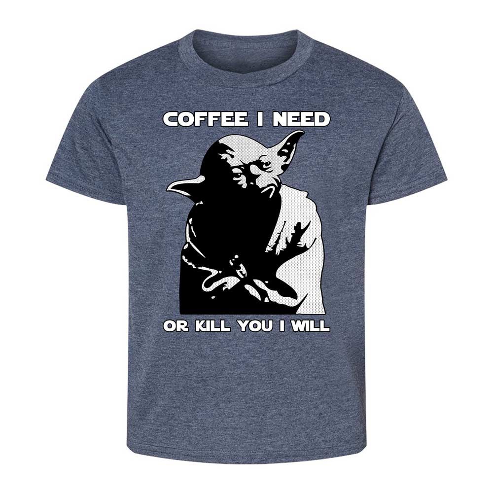 Coffee I Need - Heather Navy - 9