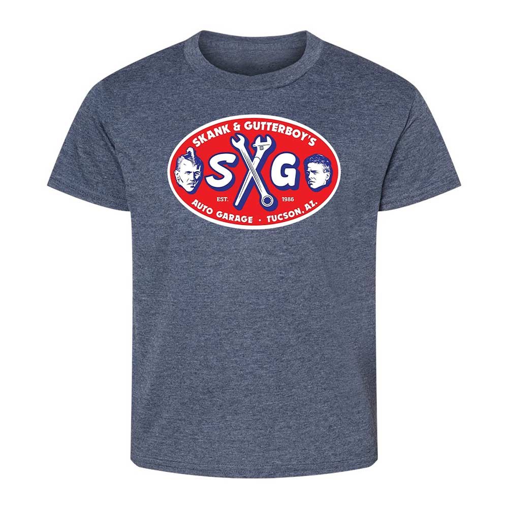 Kids T-Shirt - 4SVNWDH3 - Heather Navy - 9