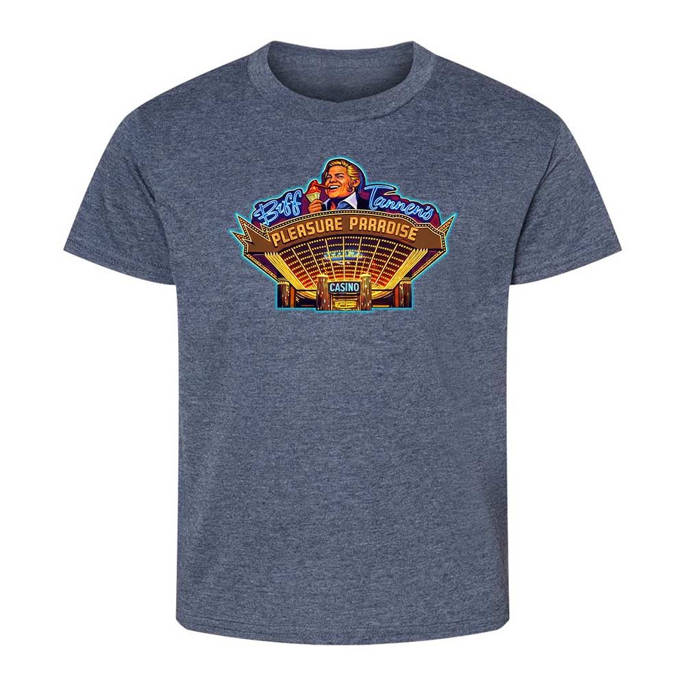 Kids T-Shirt - AUXY2BSF - Heather Navy - 9