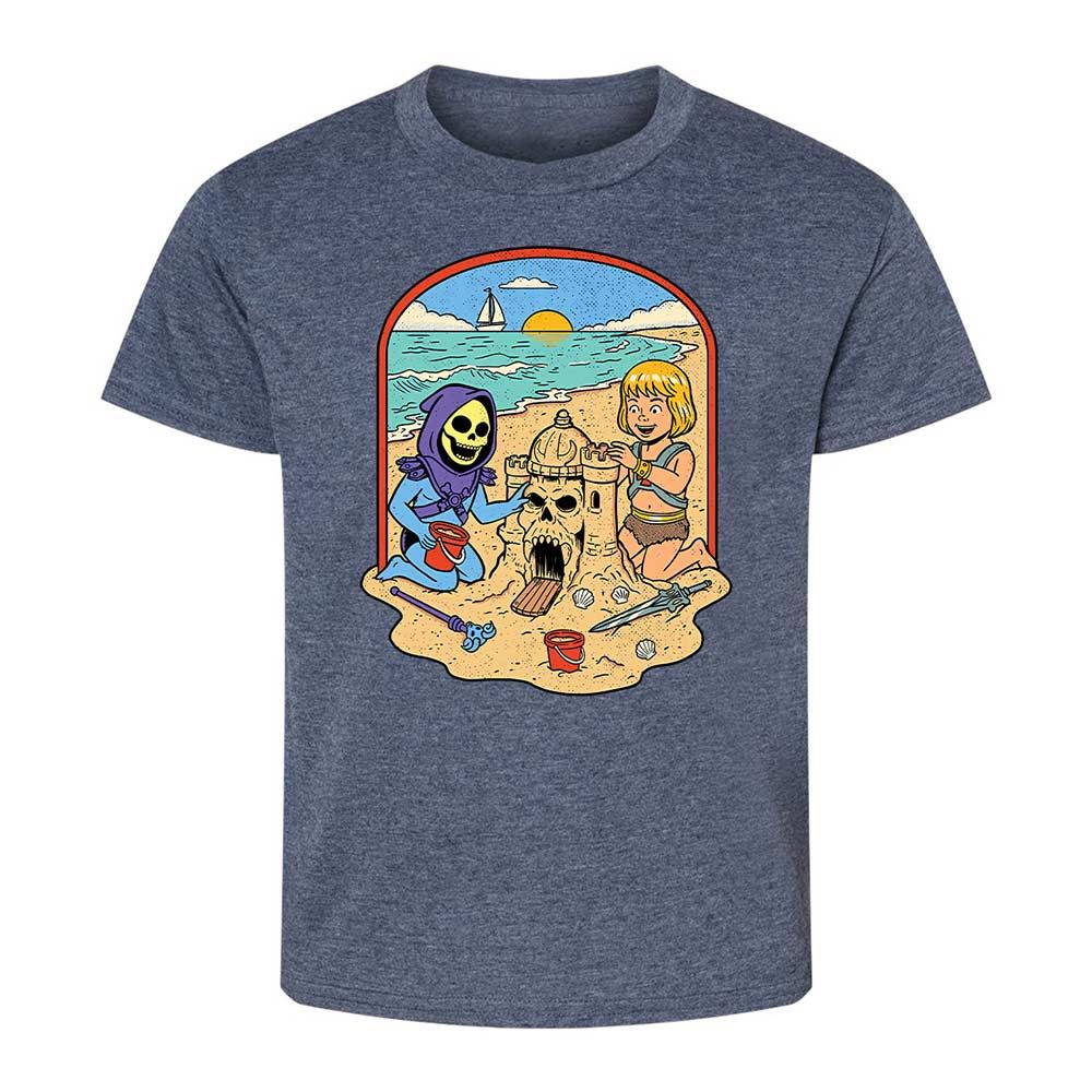 Kids T-Shirt - B6CM4TSN - Heather Navy - 9