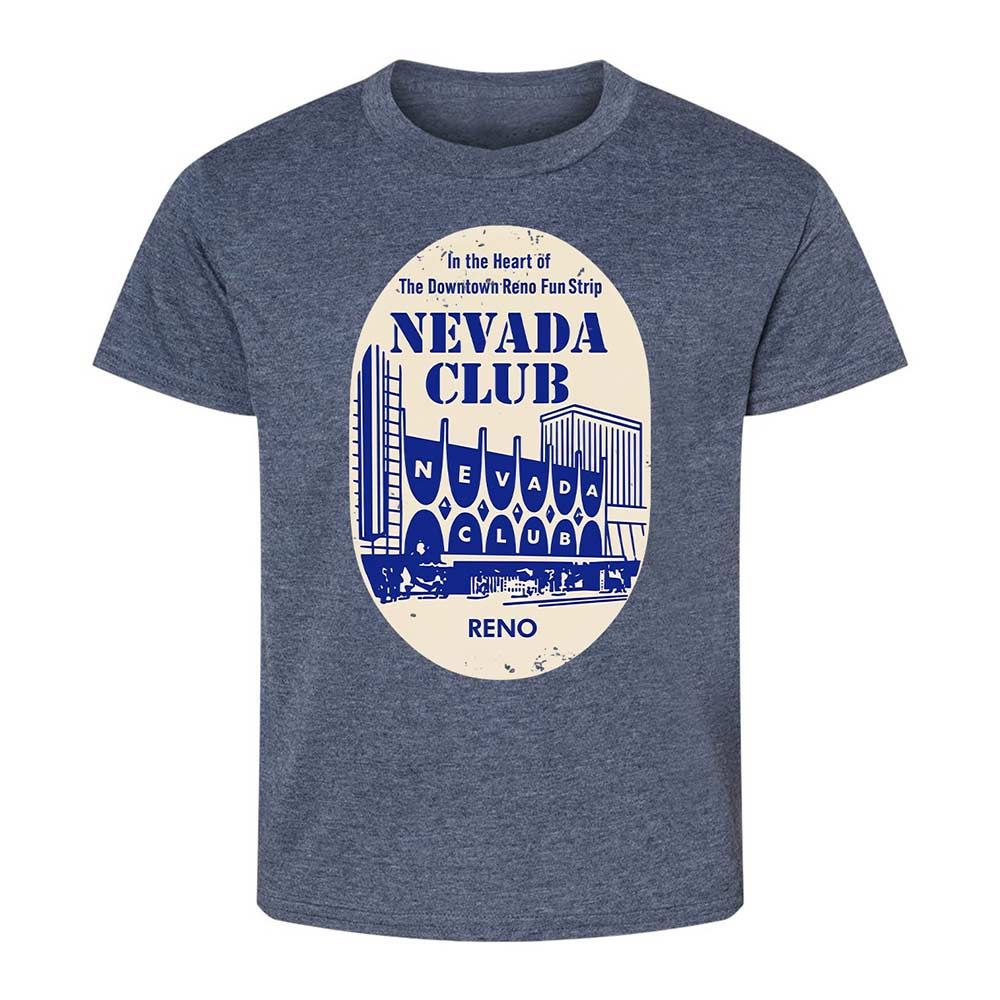 Kids T-Shirt - J48CTAM3 - Heather Navy - 9