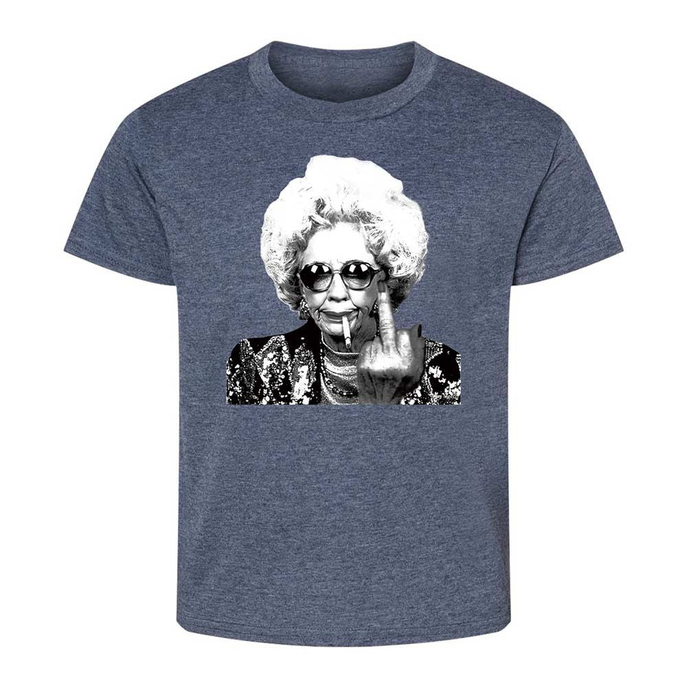 Badass Grandma - Heather Navy - 9