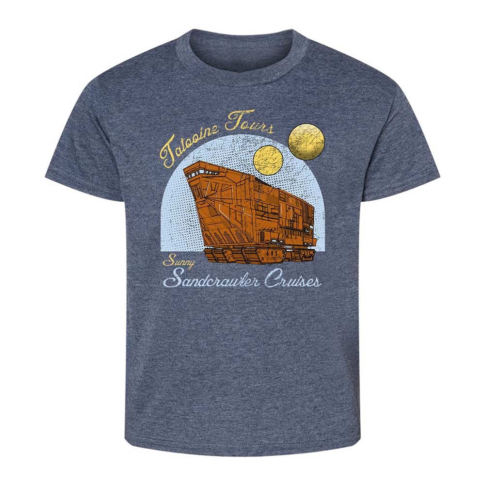 Kids T-Shirt - X9UVFXZB - Heather Navy - 9