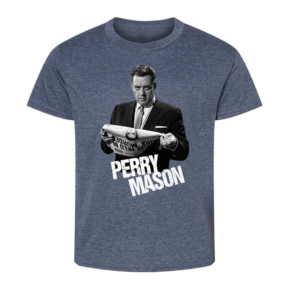 Kids T-Shirt - F5EELJ56 - Heather Navy - 9