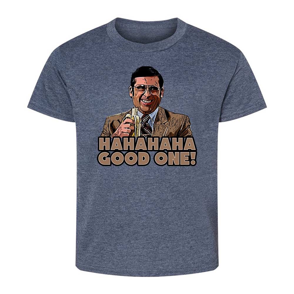 Kids T-Shirt - Y8UFRV3N - Heather Navy - 9