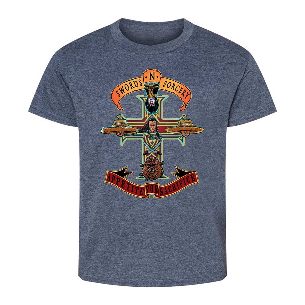 Kids T-Shirt - JPLG1TAZ - Heather Navy - 9