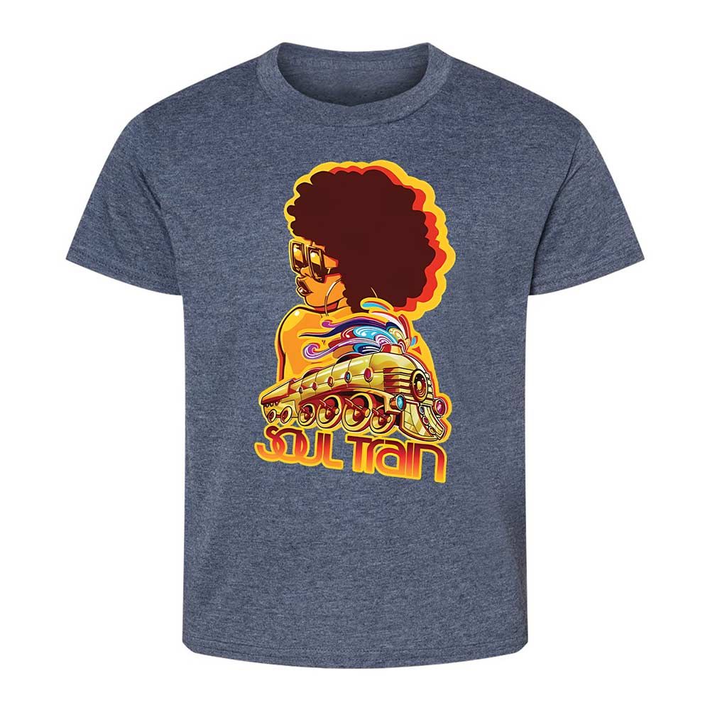 Kids T-Shirt - T2NQ4XRD - Heather Navy - 9