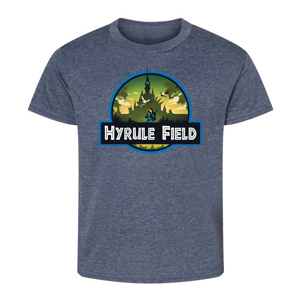 Kids T-Shirt - XVSP5RHW - Heather Navy - 9