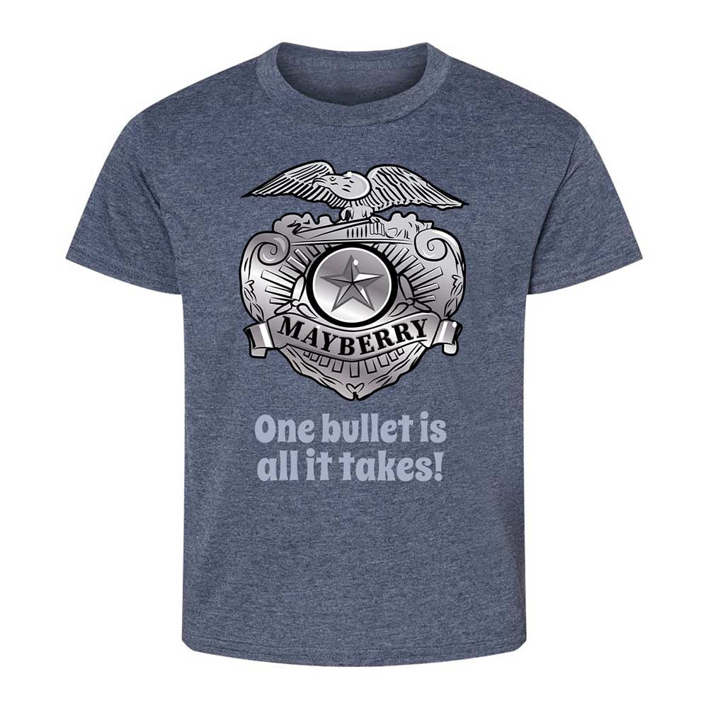 Kids T-Shirt - 9F7SHD1X - Heather Navy - 9