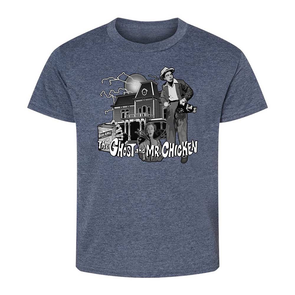 Kids T-Shirt - E9RBQS1U - Heather Navy - 9