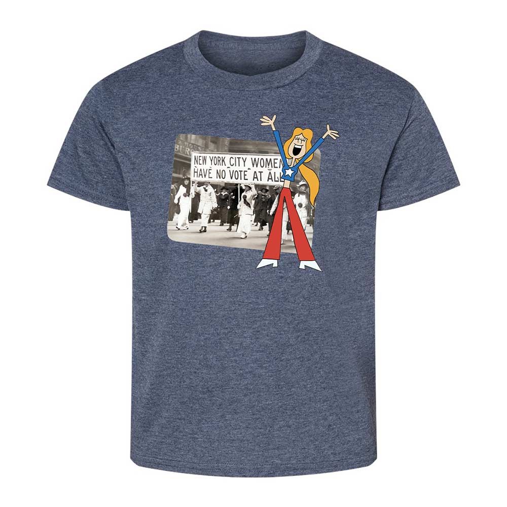 Vote for women - Heather Navy - 9