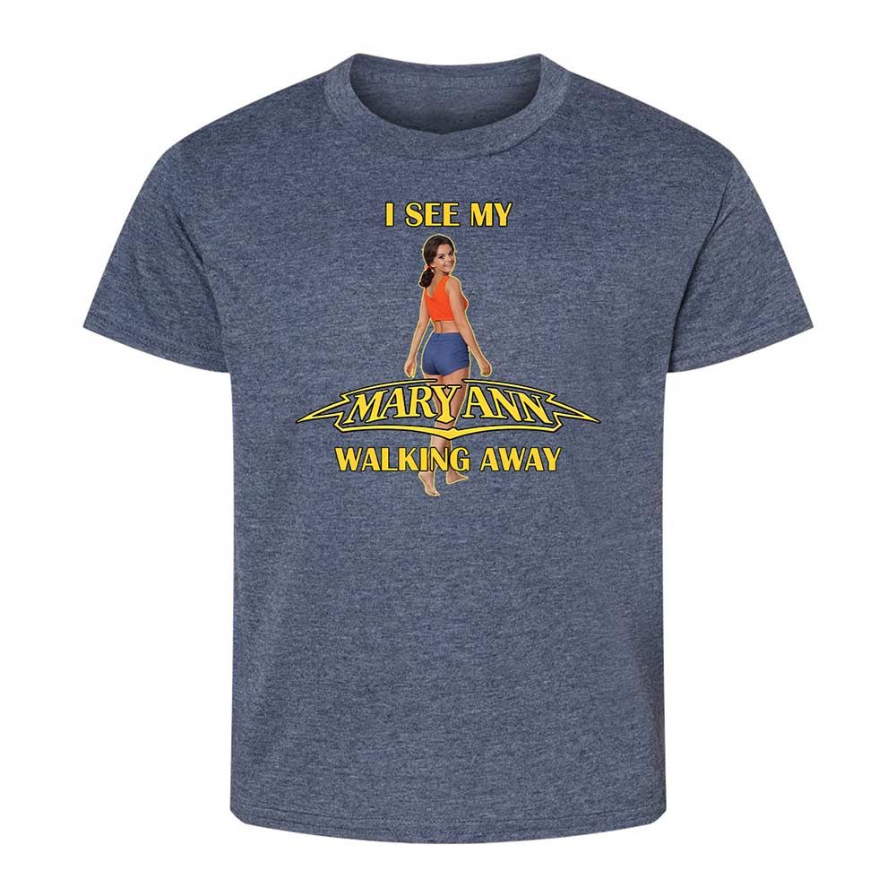 Kids T-Shirt - T9LSPAEQ - Heather Navy - 9