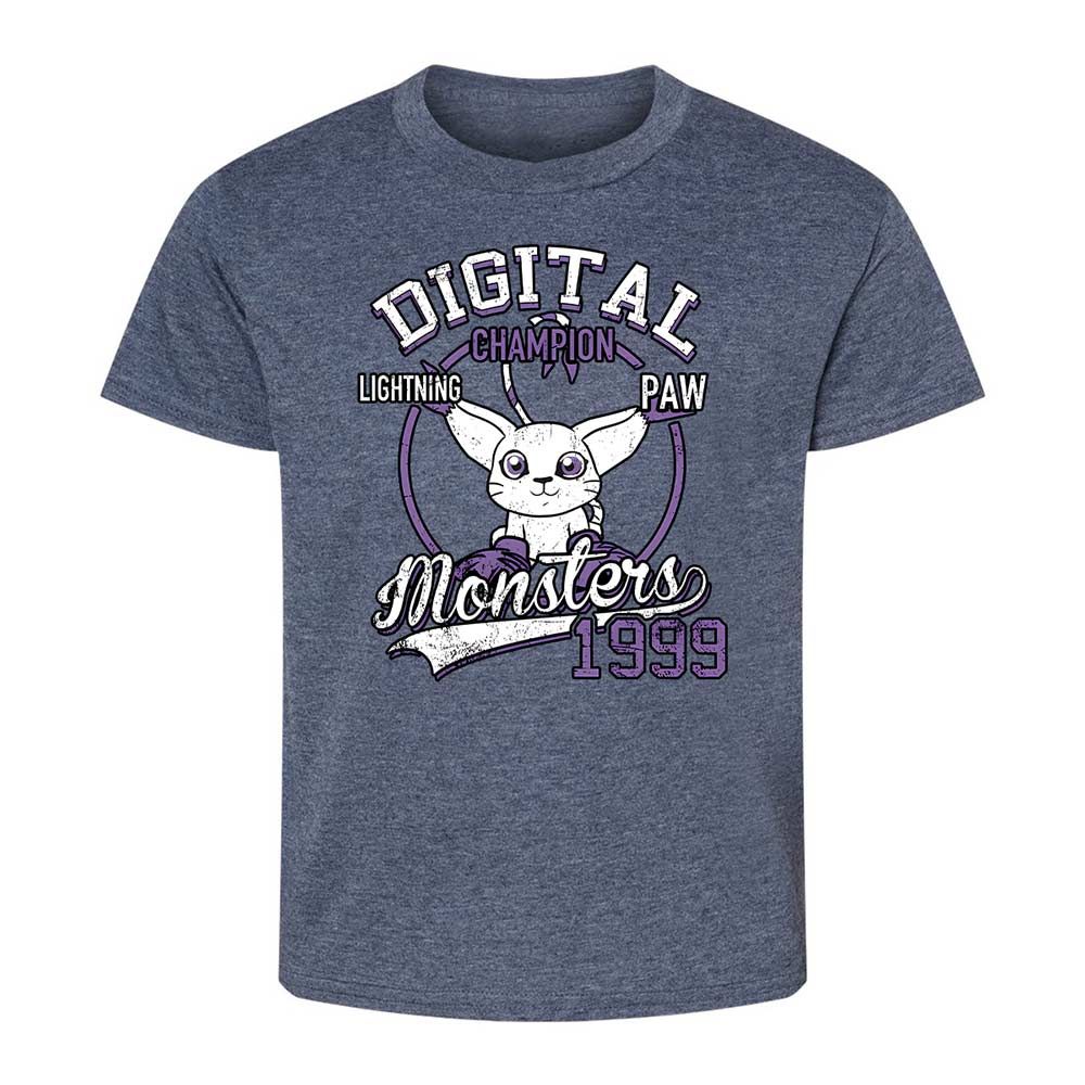 Kids T-Shirt - LM6UR3GN - Heather Navy - 9
