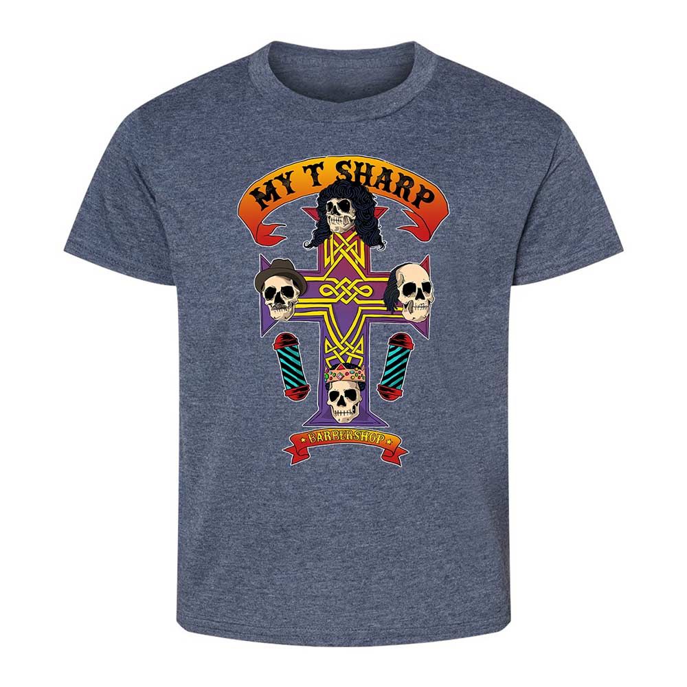My-T-Sharp Barbershop - Heather Navy - 9