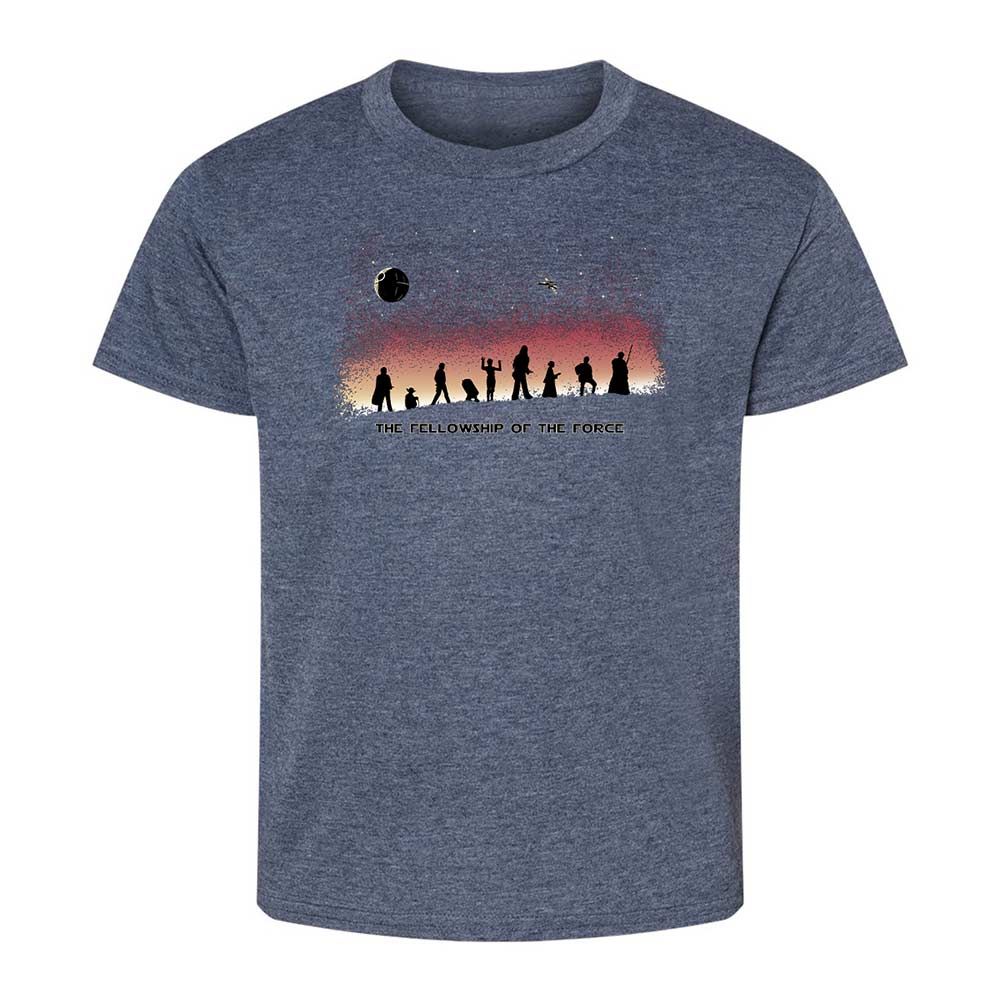 Kids T-Shirt - N3Y2G1F6 - Heather Navy - 9