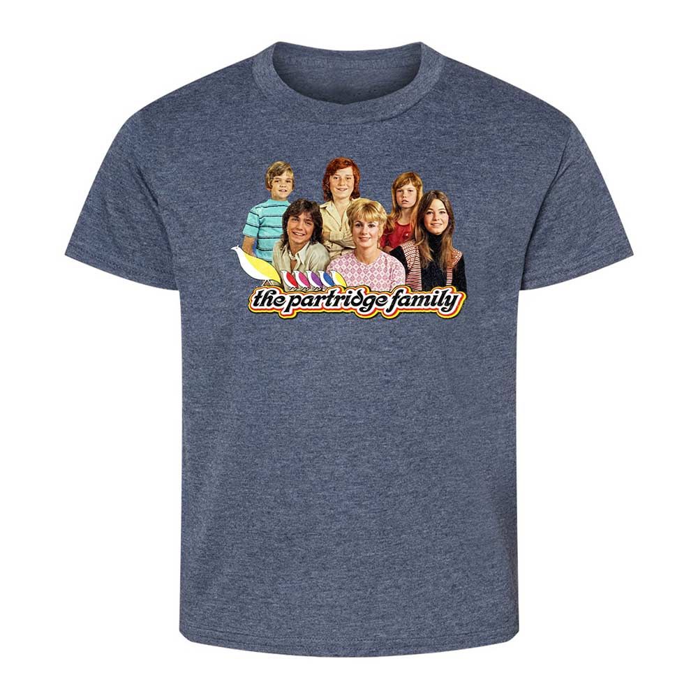Kids T-Shirt - W2V8CQNX - Heather Navy - 9