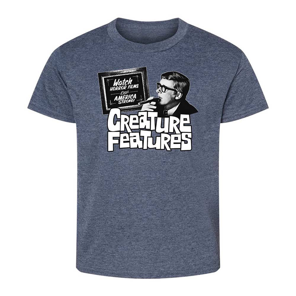 Bob Wilkins Creature Features - Heather Navy - 9
