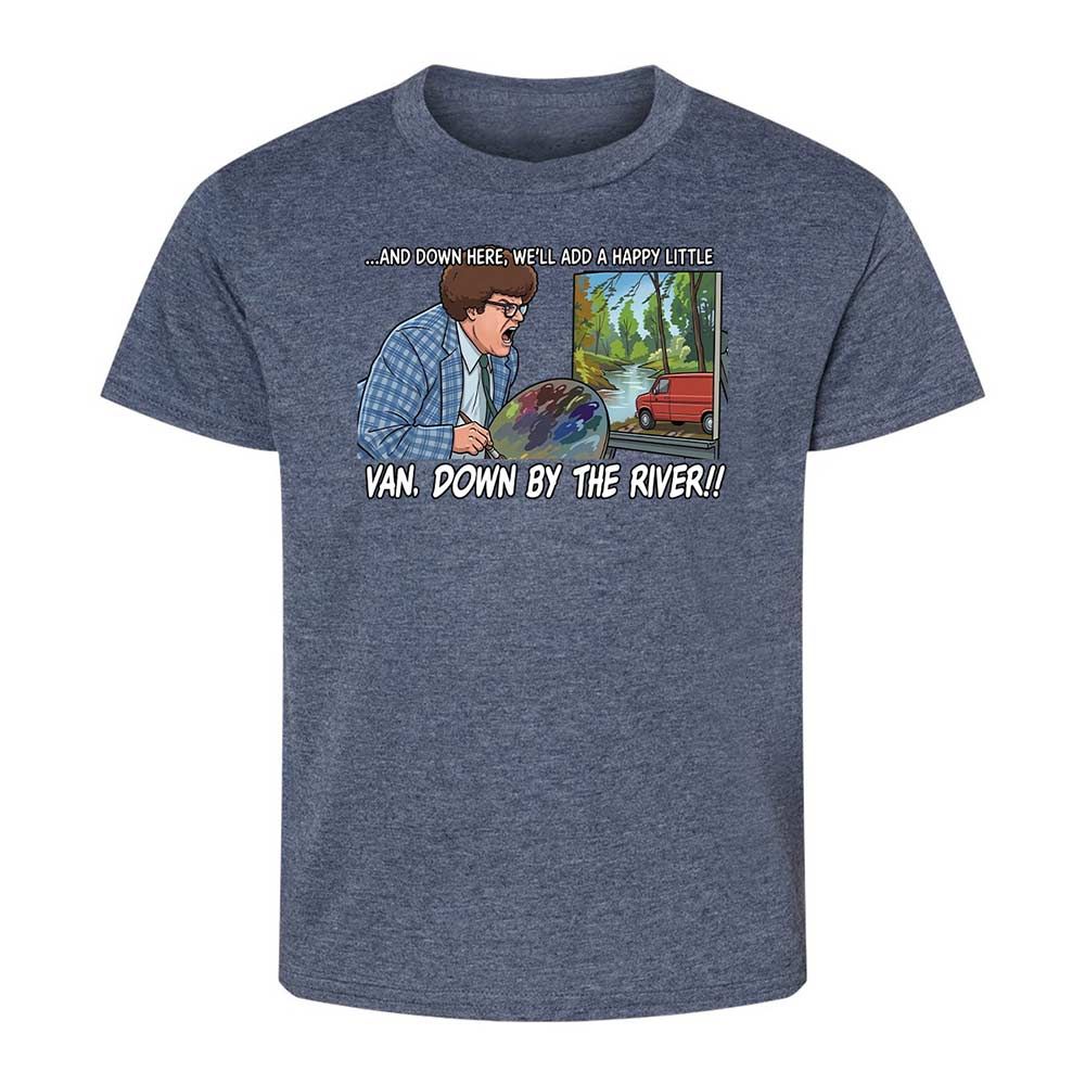Kids T-Shirt - N3LNLX8H - Heather Navy - 9