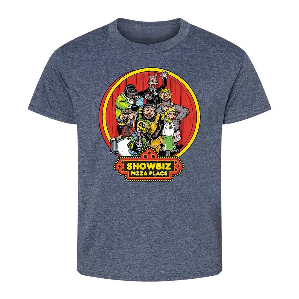 Kids T-Shirt - WNCL7FH6 - Heather Navy - 9