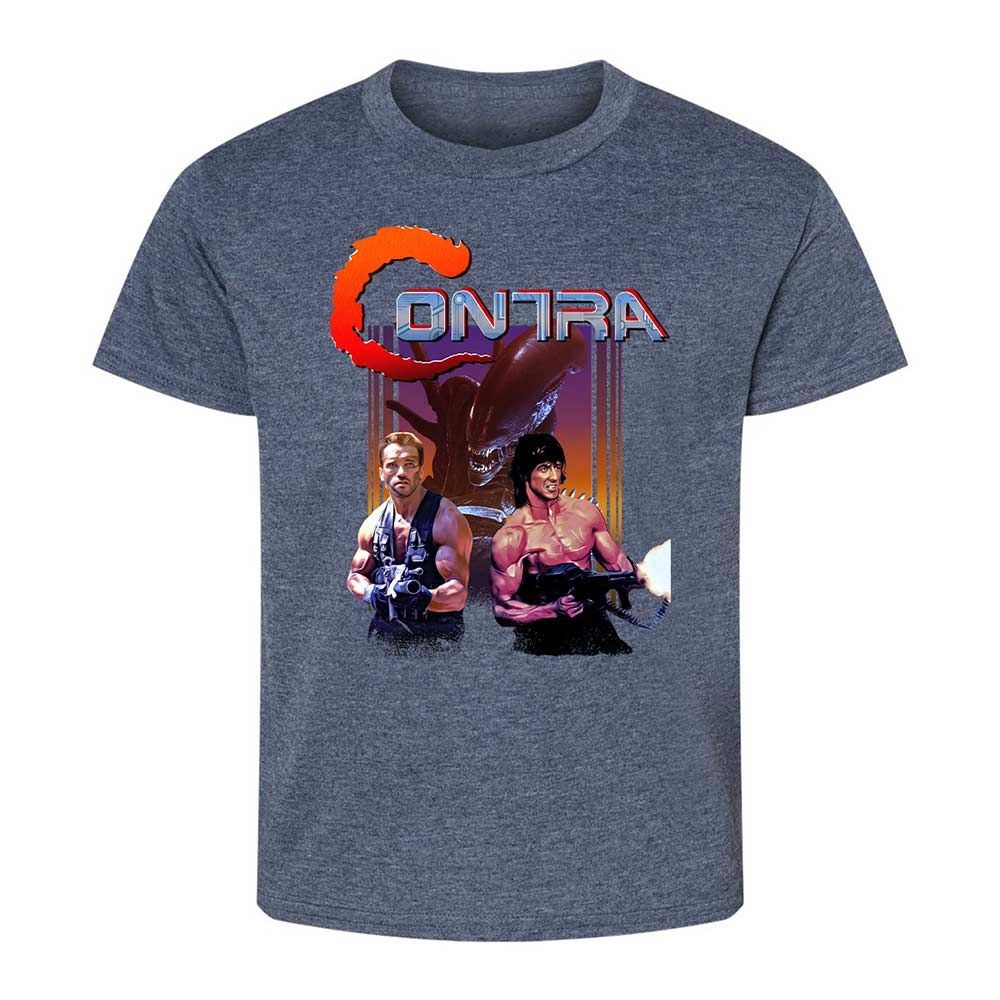 Kids T-Shirt - DZQV47D1 - Heather Navy - 9
