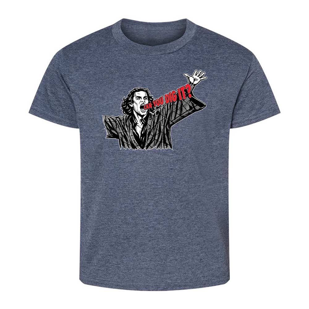 Kids T-Shirt - Q9ZRDMRP - Heather Navy - 9