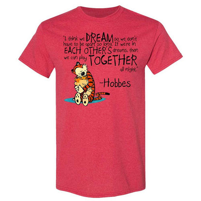 Calvin Hobbes Dreams - Heather Red - 9