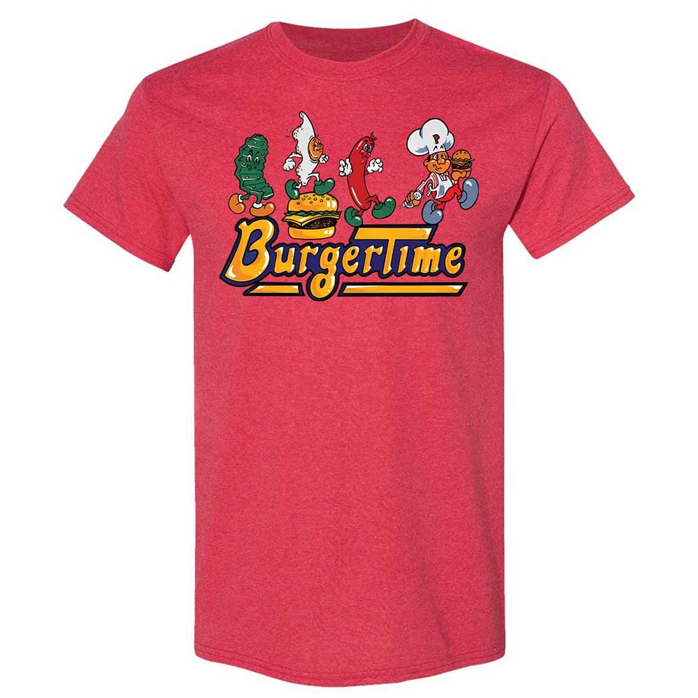 BurgerTime - Heather Red - 9