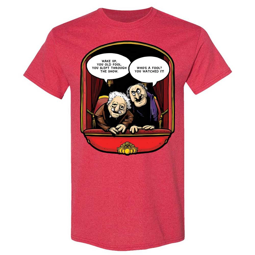 Statler and Waldorf (Wake Up) - Heather Red - 9