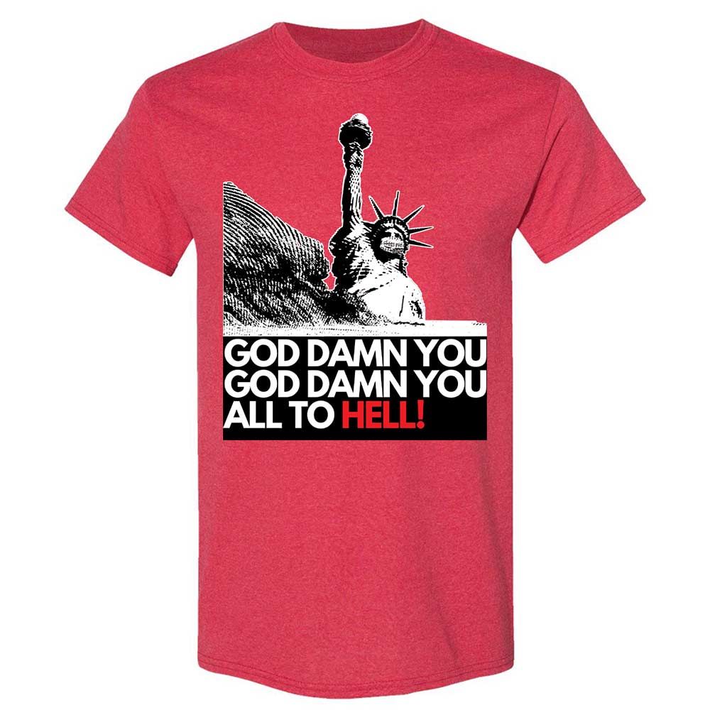 God damn you all to hell! - Heather Red - 9