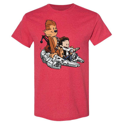 Han and Chewie - Heather Red - 9