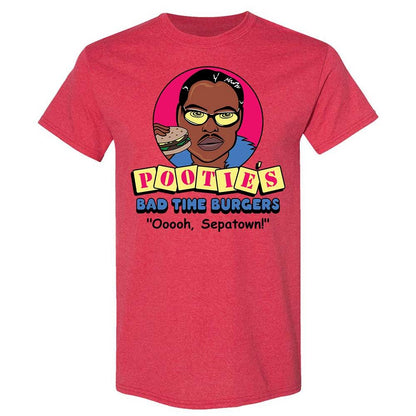 Pootie's Bad Time Burgers - Heather Red - 9