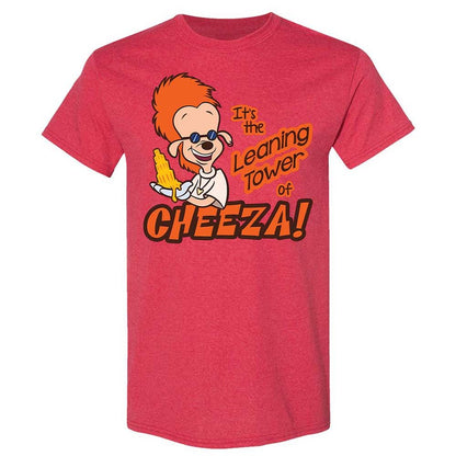 Leaning Tower of Cheeza - Heather Red - 9