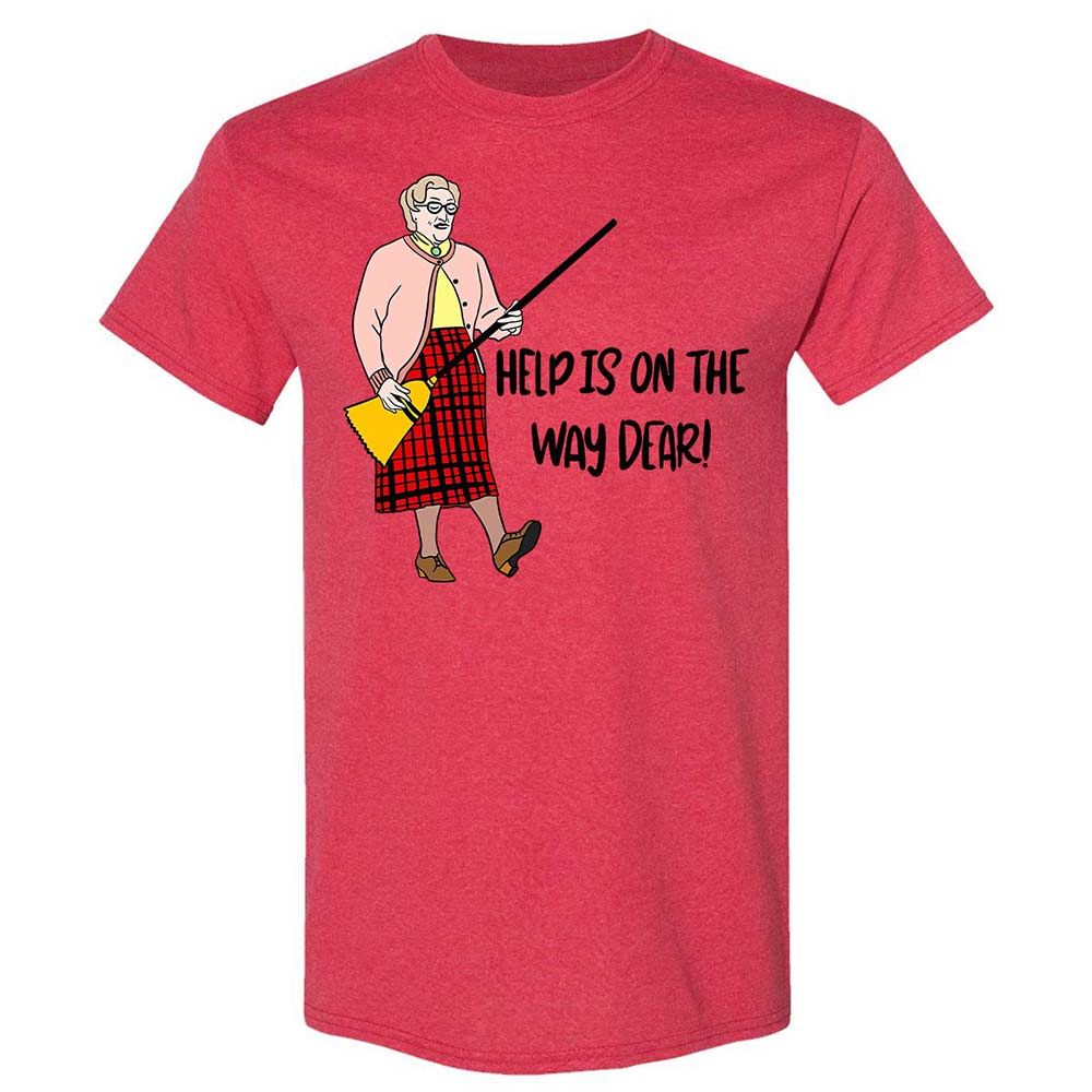 Help is on the way dear - Heather Red - 9