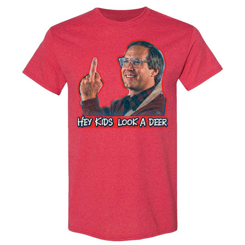 Hey Kids, Look a Deer - Heather Red - 9