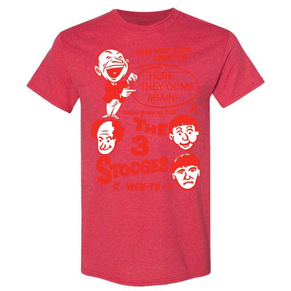 The 3 Stooges - Heather Red - 9
