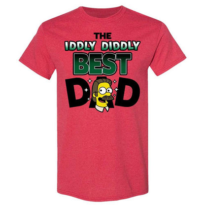The Iddly diddly best dad - Heather Red - 9