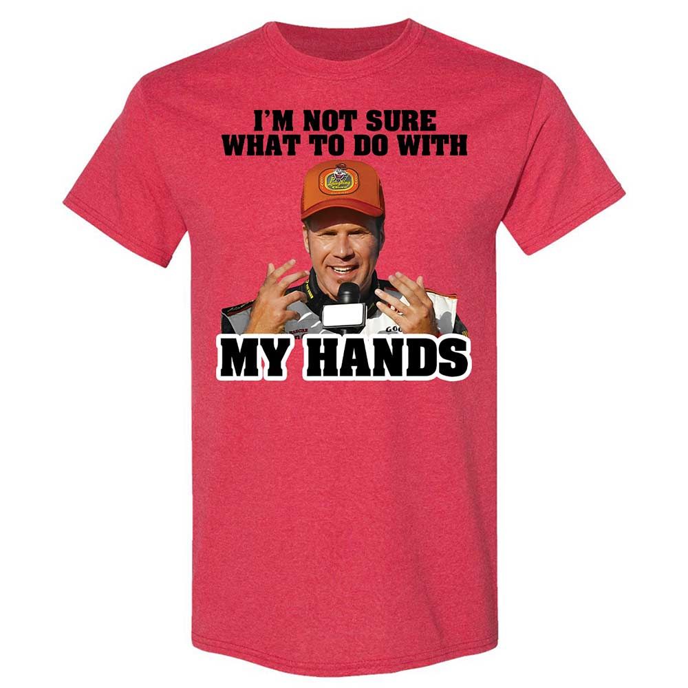 I'm Not Sure What To Do With My Hands - Heather Red - 9