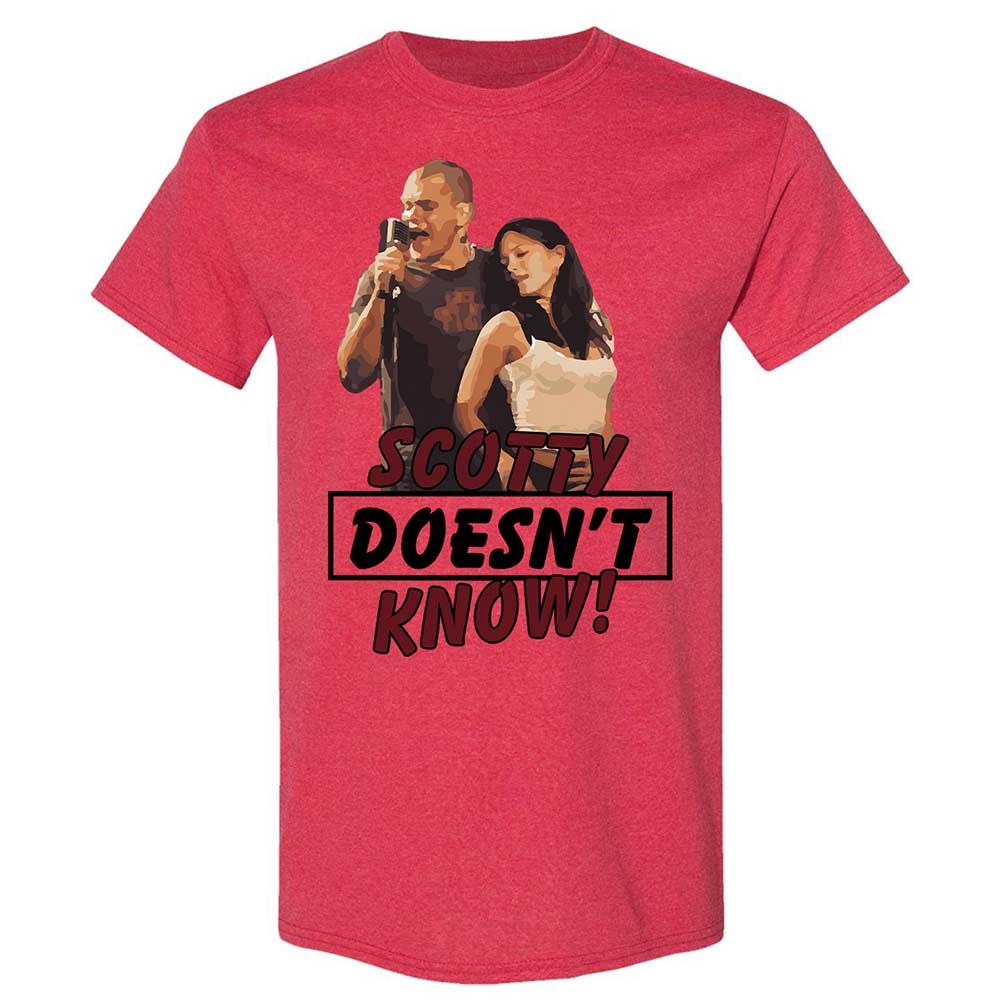 He Doesn't Know - Heather Red - 9