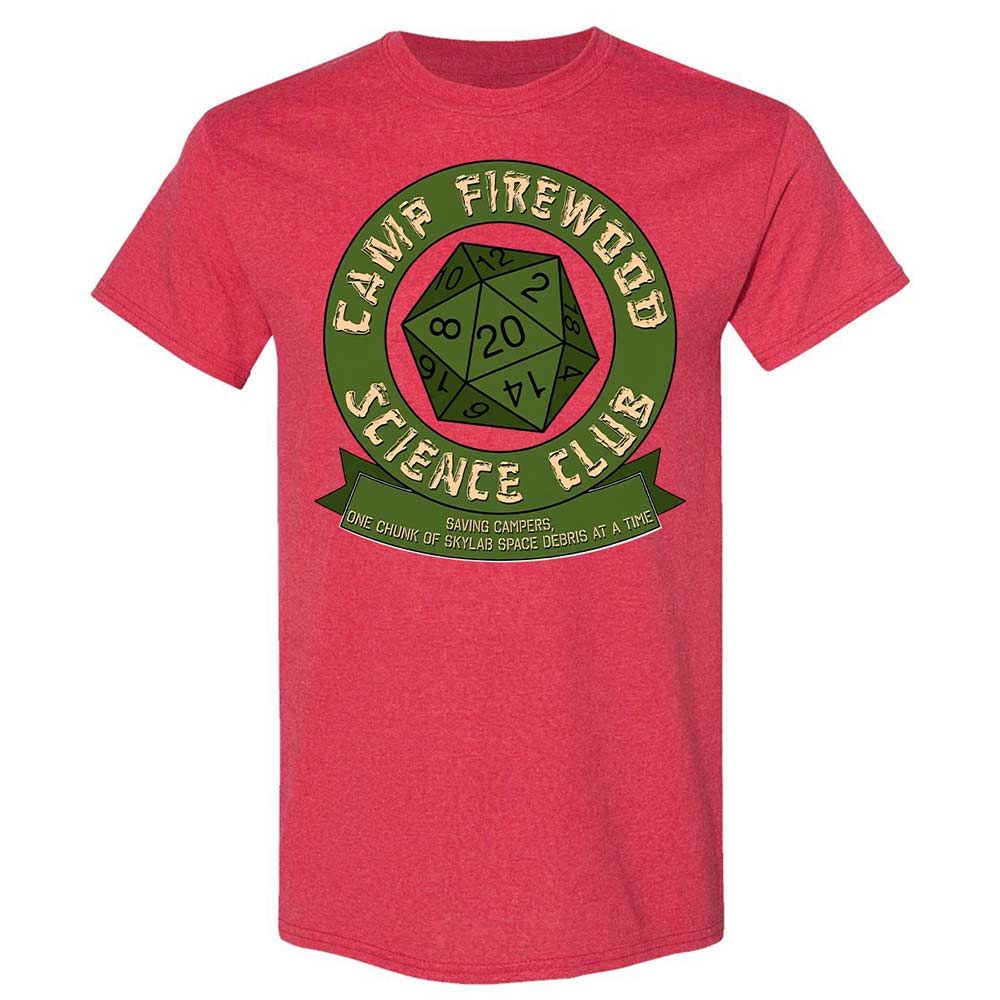 Camp Firewood Science Club - Heather Red - 9